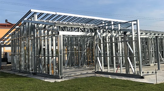 Imagem da vantagem da rapidez de construção